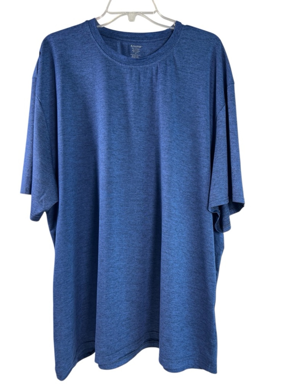 Athletex Men's Blue Short Sleeve Performance Crewneck T-Shirt Size 4X